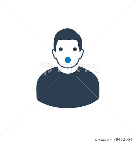 Surprised Face Reaction Icon. Editable Vector Symbol Illustration. 79452054