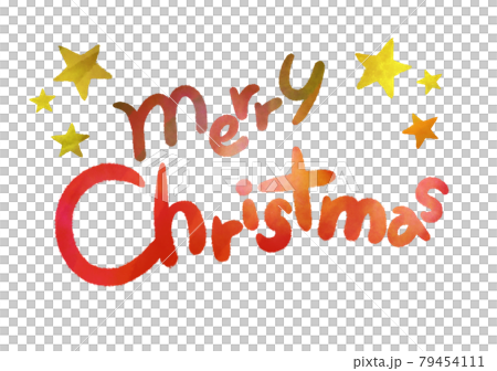 かわいいメリークリスマスの文字 79454111