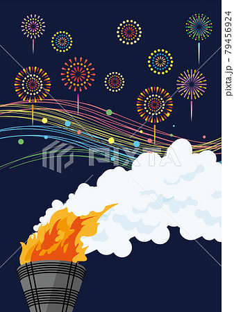 聖火台 イラスト 聖火台 イラスト 79456924