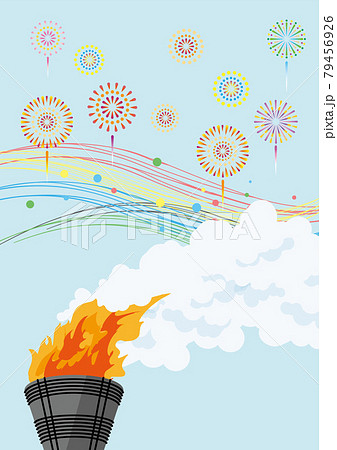 聖火台 イラスト 聖火台 イラスト 79456926