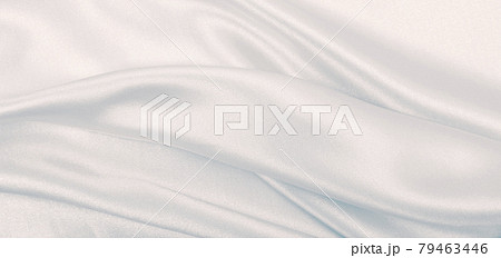 Smooth elegant grey silk or satin luxury cloth as wedding background. Luxurious background design 79463446