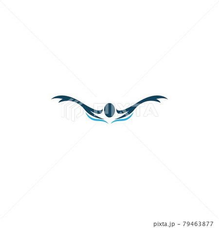 Swim. Swimming icon logo design concept illustration Swim. Swimming icon logo design concept illustration 79463877