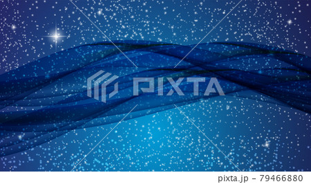 Naturalistic night starry sky. Fabulous view. Vector Illustration Naturalistic night starry sky. Fabulous view. Vector Illustration 79466880