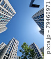 空 高層マンション 都市 79466971