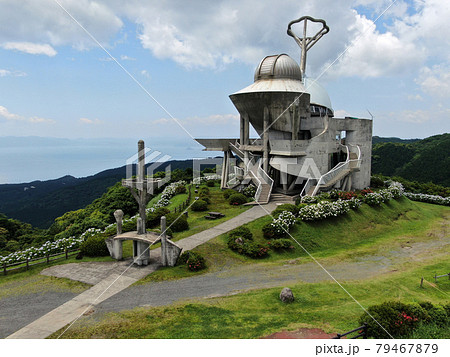 輝北上場公園の輝北天球館の空撮 79467879