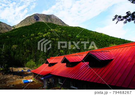 八ヶ岳 行者小屋と阿弥陀岳 八ヶ岳 行者小屋と阿弥陀岳 79468267