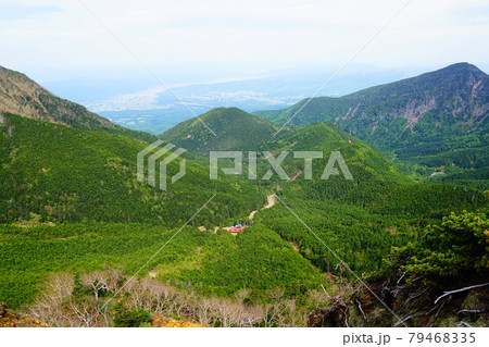 八ヶ岳　地蔵尾根から見る行者小屋方面 79468335