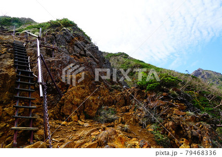 八ヶ岳　地蔵尾根の梯子 79468336