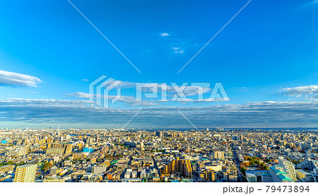 都市風景　千葉県　浦安　船橋方面 79473894