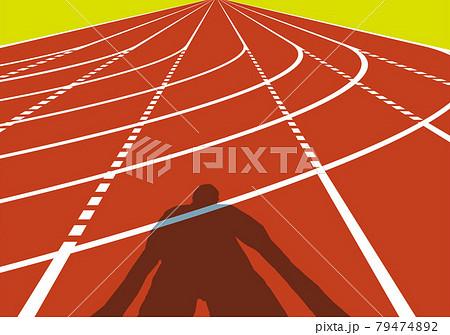 スタート直前のスプリンター 79474892