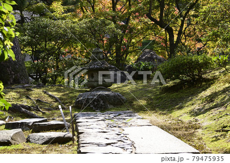 桂離宮 外腰掛前の「行の延段」 桂離宮 外腰掛前の「行の延段」 79475935