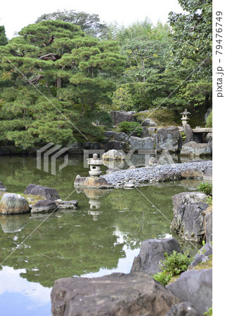 桂離宮　州浜と天の橋立 79476749