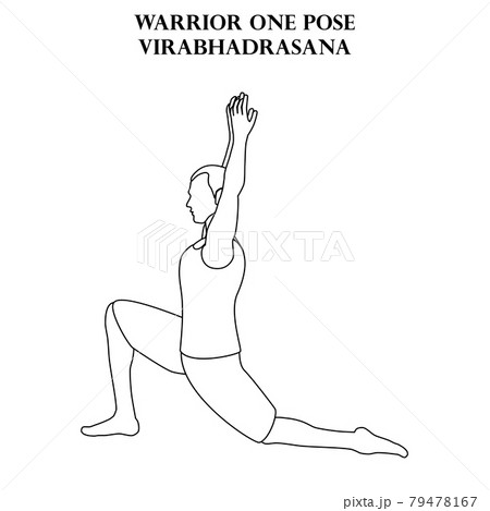 YOGA TUTORIAL: How to do a Warrior 1 & Humble Warrior - YouTube