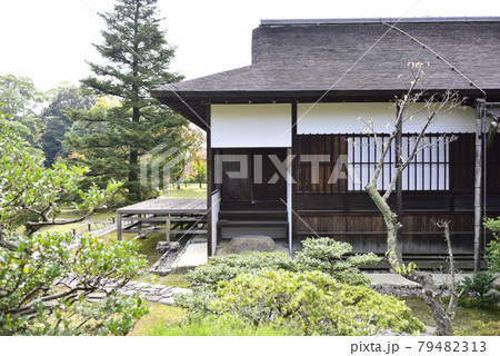 桂離宮　古書院と月見台 79482313