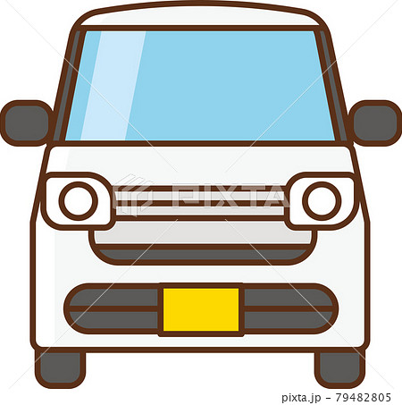 トールワゴン型 軽自動車のイラスト素材