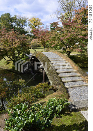桂離宮　園林堂と書院を結ぶ土橋 79483089