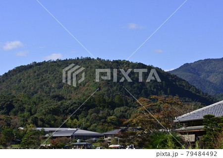 嵯峨野嵐山　小倉山と桂川（大堰川） 79484492