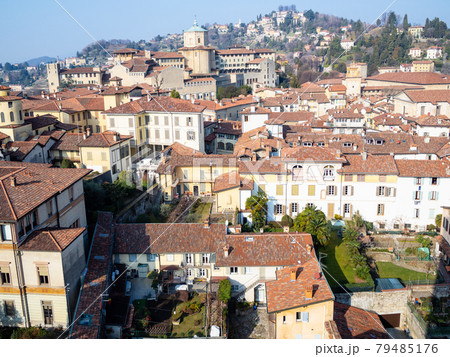 view of northwest of Bergamo city with Seminary view of northwest of Bergamo city with Seminary 79485176