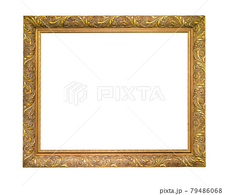 ornamental wooden picture frame cutout 79486068