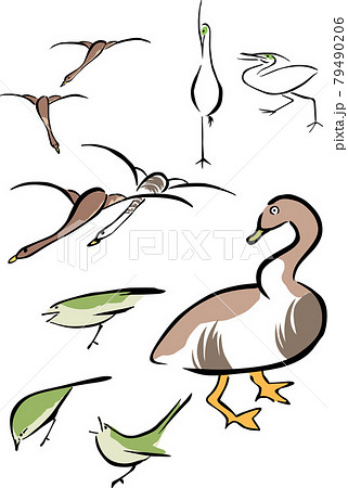 浮世絵　鳥　その24 79490206