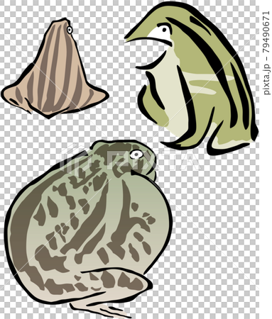 浮世絵　かえる　その31 79490671