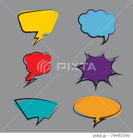 Comic Book Design Element Vector Comic Book Design Element Vector 79492590