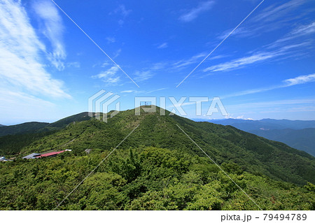 かじがもり　二人の丘からの眺望　初夏（高知県　大豊町）	 79494789