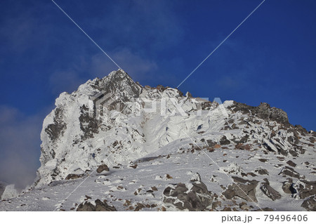 厳冬期の那須岳登山 79496406