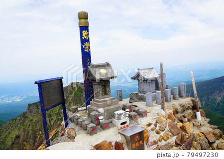 八ヶ岳　赤岳　南峰　山頂 79497230