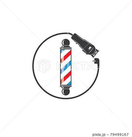 barber shop icon logo vector icon 79499167