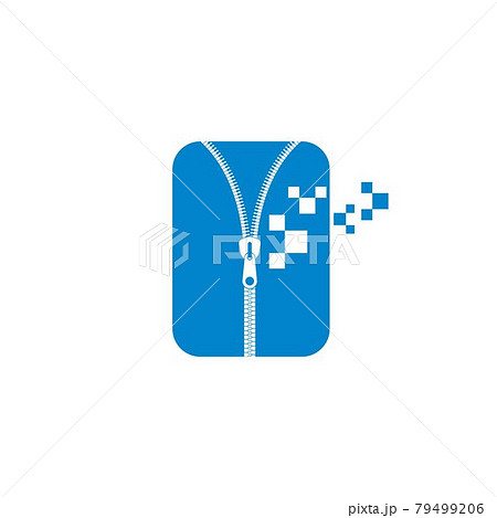 document zip file vector icon illustration design 79499206