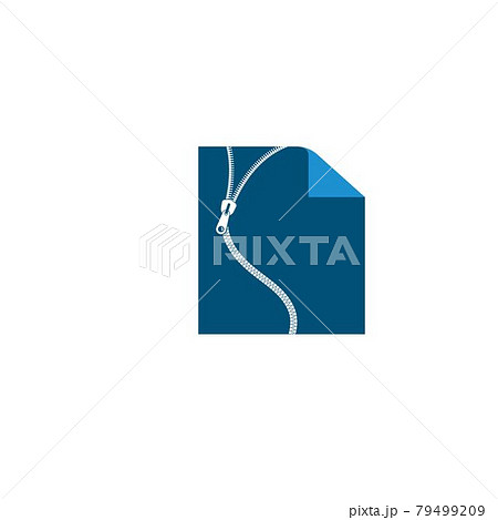 document zip file vector icon illustration design 79499209