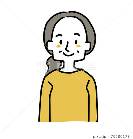 おばあさんのイラスト素材