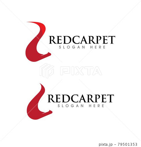 Simple red carpet Vector design illustration 79501353
