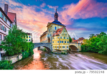 Bamberg, Germany - Medieval town in Franconia, Bavaria. 79502248