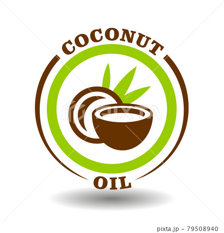 Coconut oil logo design symbol vector template Stock Vector Image & Art -  Alamy