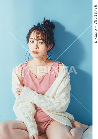 若い女性のヘアスタイルイメージ 79518726