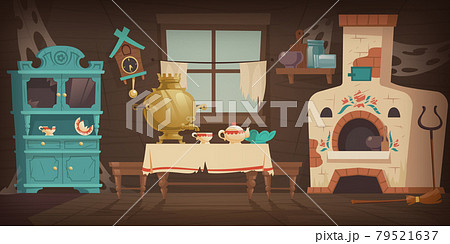 Abandoned old russian, ukrainian rural house 79521637