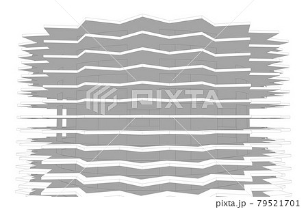 Abstract architectural drawing sketch,Illustration 79521701