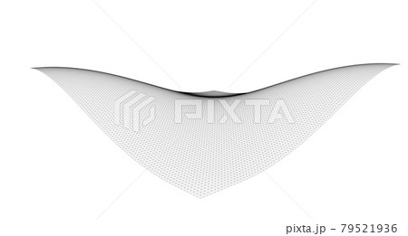 Abstract terrain wireframe landscape background. 79521936
