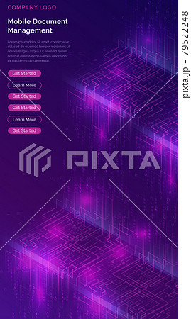 Big data waterfall, streams of digital binary code Big data waterfall, streams of digital binary code 79522248