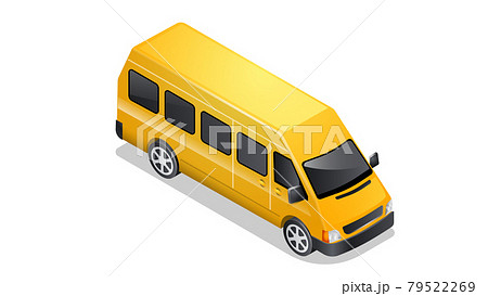 Isometric car icon isolated on white 79522269