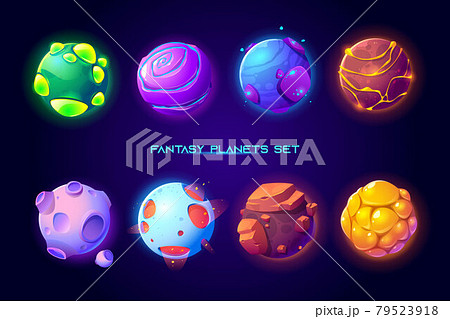 Fantastic space planets for ui galaxy game Fantastic space planets for ui galaxy game 79523918