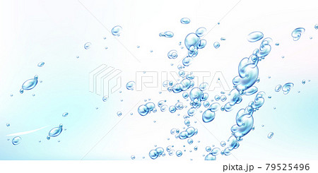Abstract background with air bubbles on blue water Abstract background with air bubbles on blue water 79525496