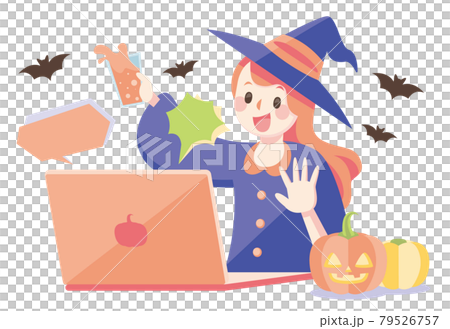 Remote Halloween Party (Witch) Remote Halloween Party (Witch) 79526757