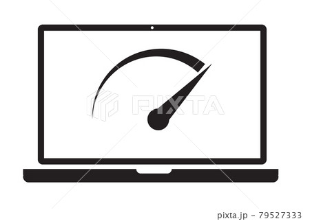 speed test laptop icon on white background. test speed laptop sign. speed optimization symbol. flat style. speed test laptop icon on white background. test speed laptop sign. speed optimization symbol. flat style. 79527333
