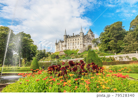 View on Dunrobin Castle from the garden 79528340