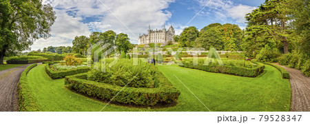 View on Dunrobin Castle in Scottland 79528347
