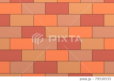 レンガ風タイルイラスト1のイラスト素材