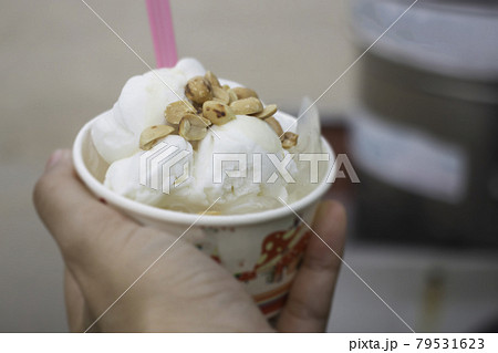 Thai style coconut milk ice cream Thai style coconut milk ice cream 79531623